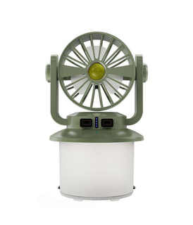 پنکه و چراغ کمپینگ چندکاره شارژی و خورشیدی مدل CH-F804